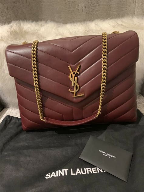 maroon ysl bag|ysl second hand bag.